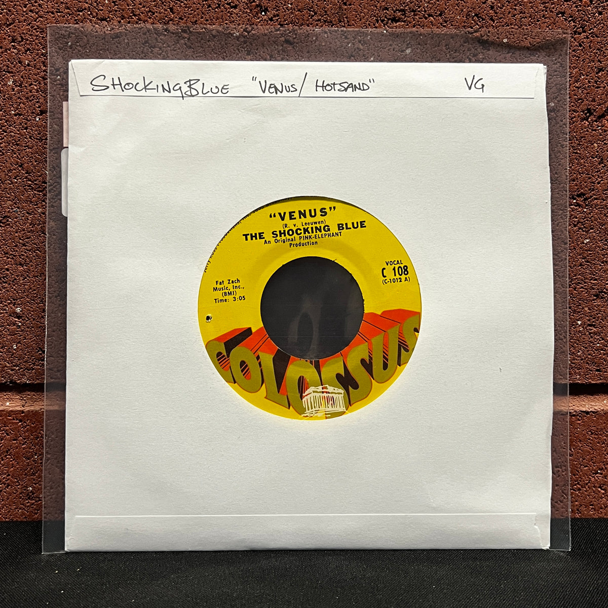 Used Vinyl: The Shocking Blue "Venus / Hot Sand" 7" (1969 Press)