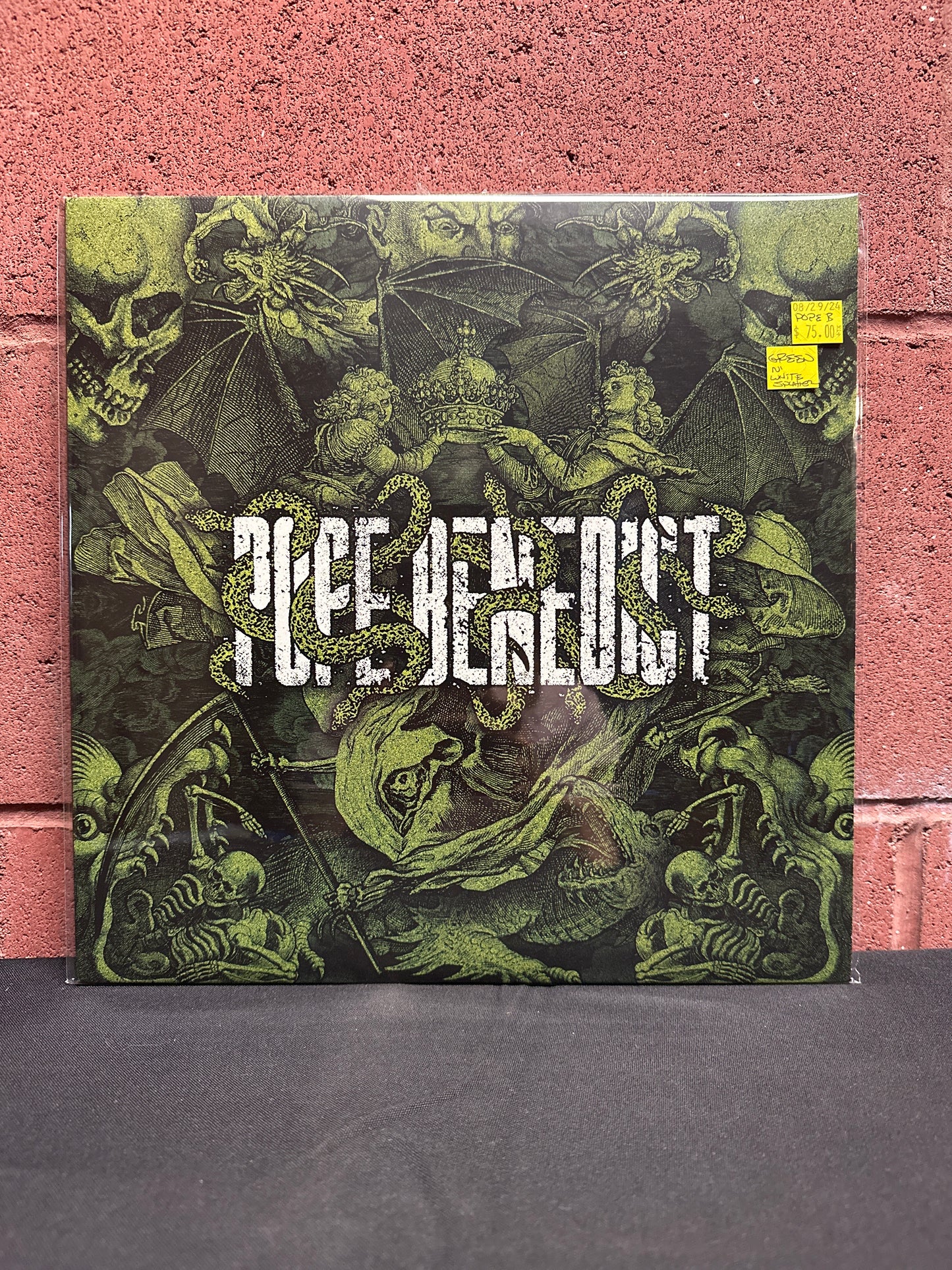 Used Vinyl:  Pope Benedict ”Pope Benedict” LP (Green and White Splatter Vinyl)