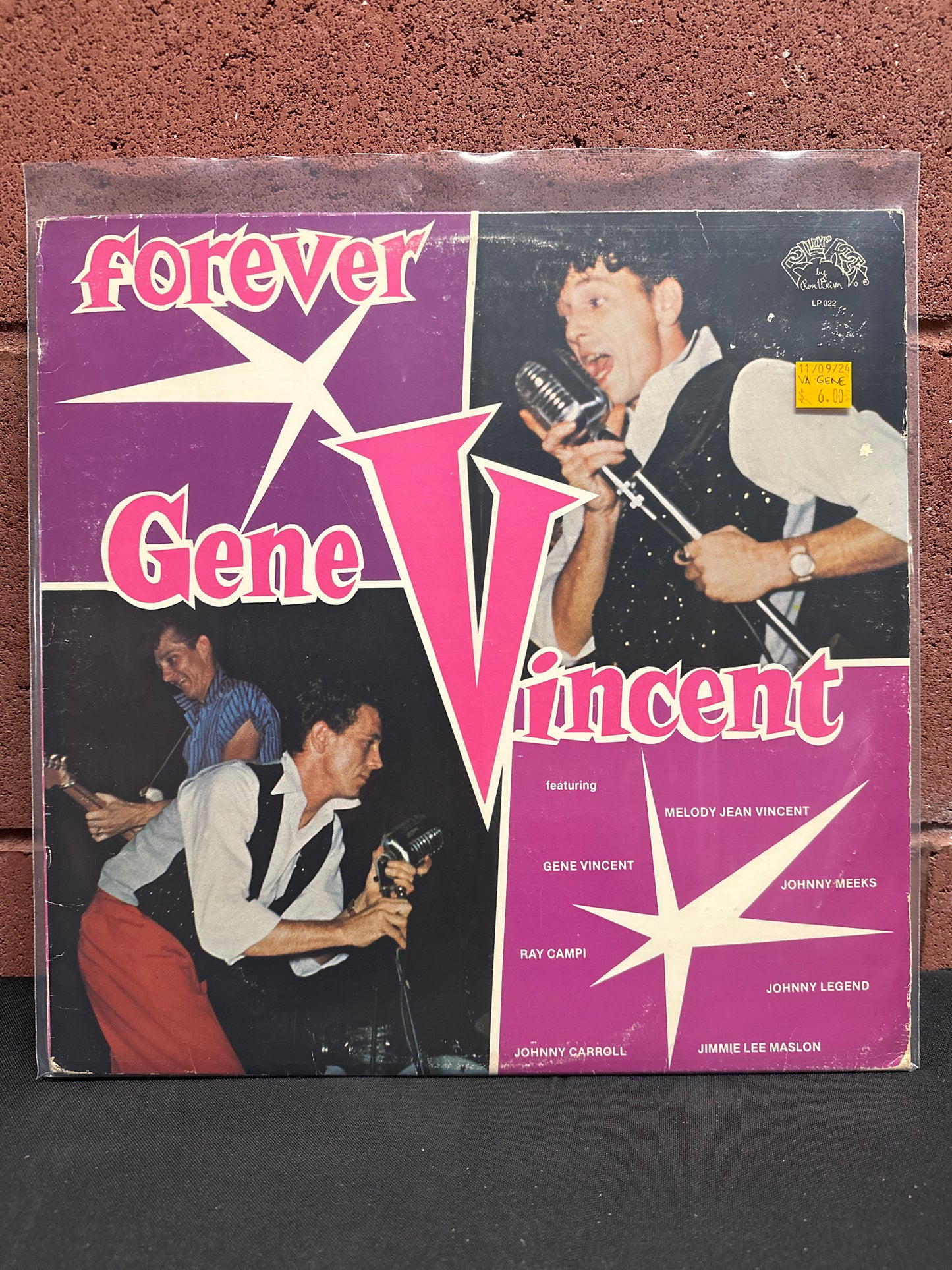 Used Vinyl:  Various ”Gene Vincent Forever” LP