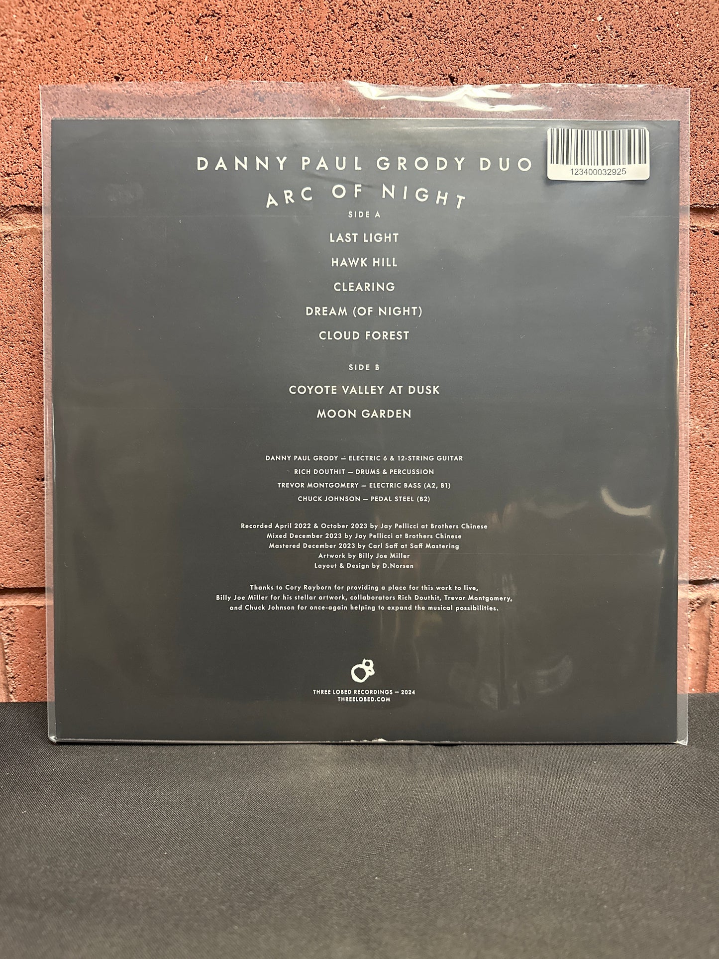 Used Vinyl:  Danny Paul Grody Duo ”Arc Of Night” LP (Purple vinyl)