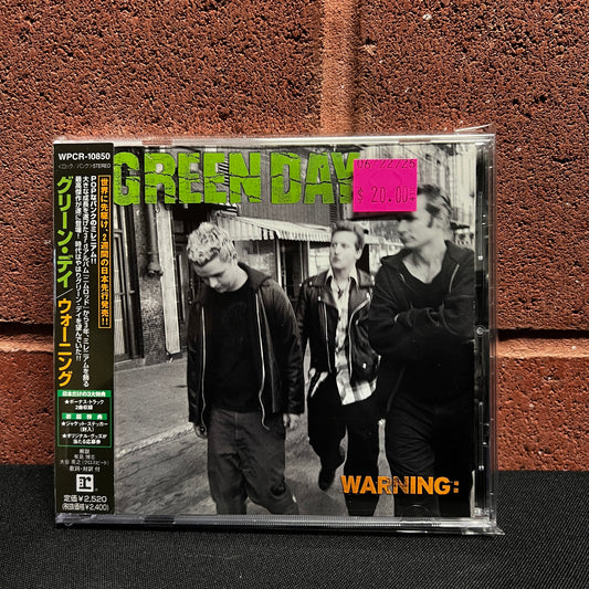 Used CD: Green Day "Warning" CD (2000 Japanese Press w/ Bonus Tracks)