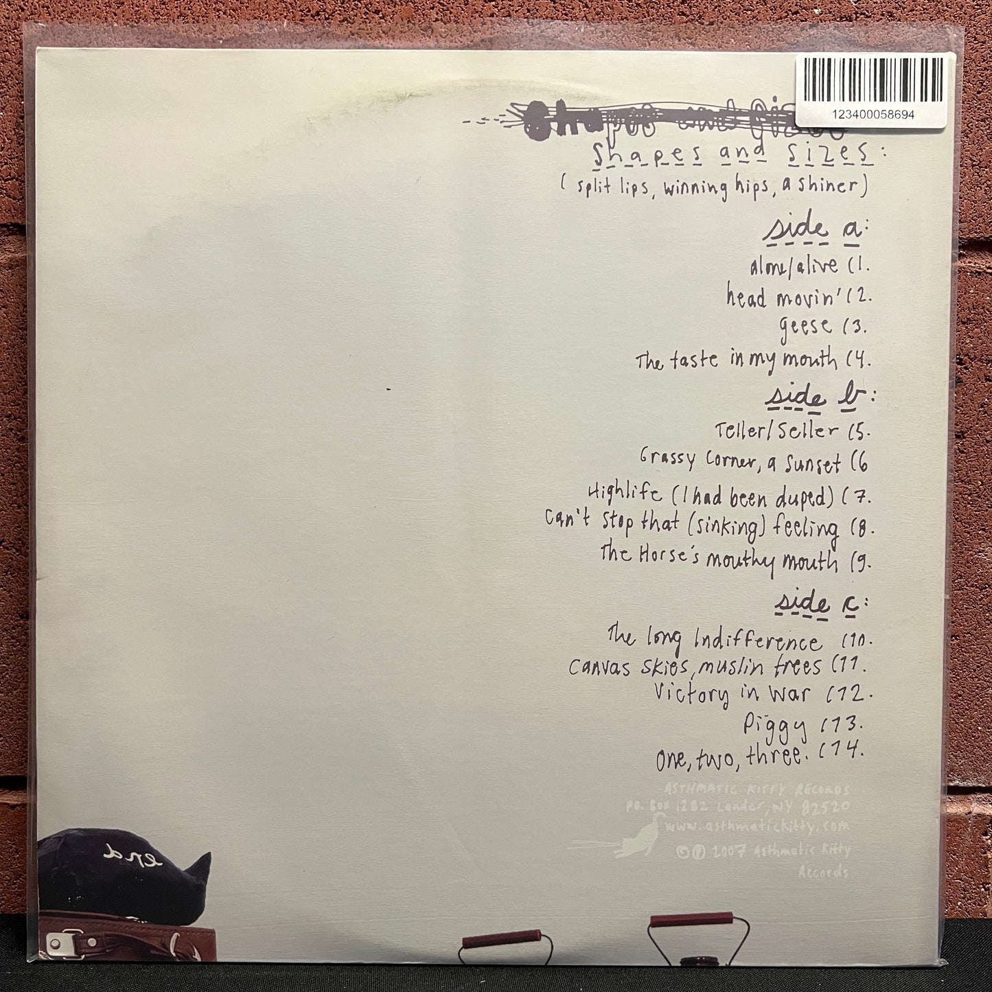 Used Vinyl: Shapes And Sizes ‎"Split Lips, Winning Hips, A Shiner" 2xLP