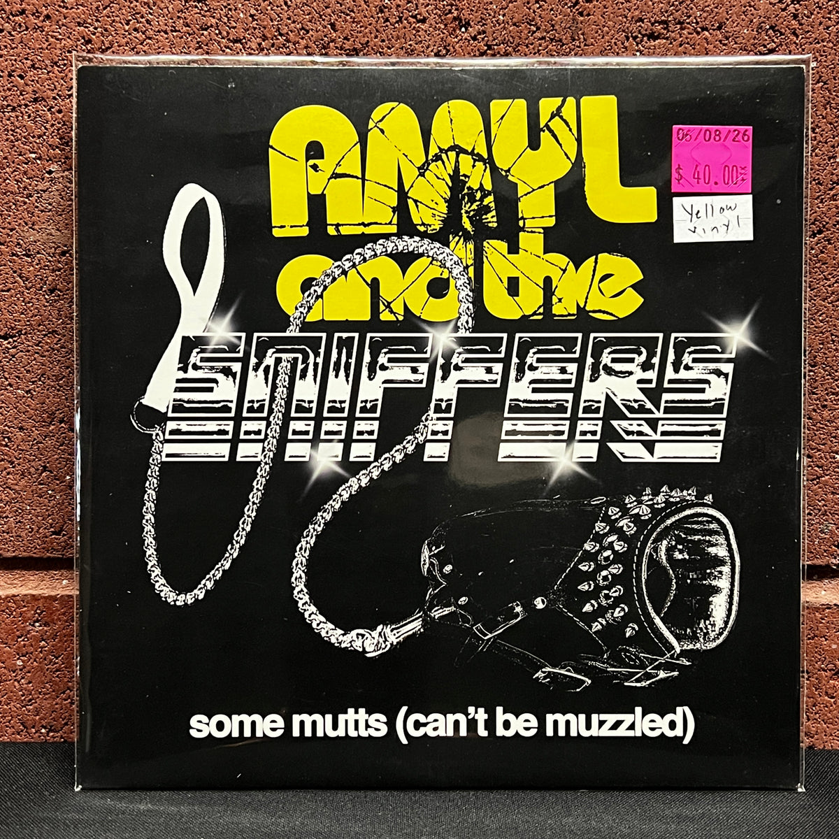Used Vinyl: Amyl And The Sniffers "Some Mutts (Can't Be Muzzled)" 7" (2018 Yellow Vinyl)