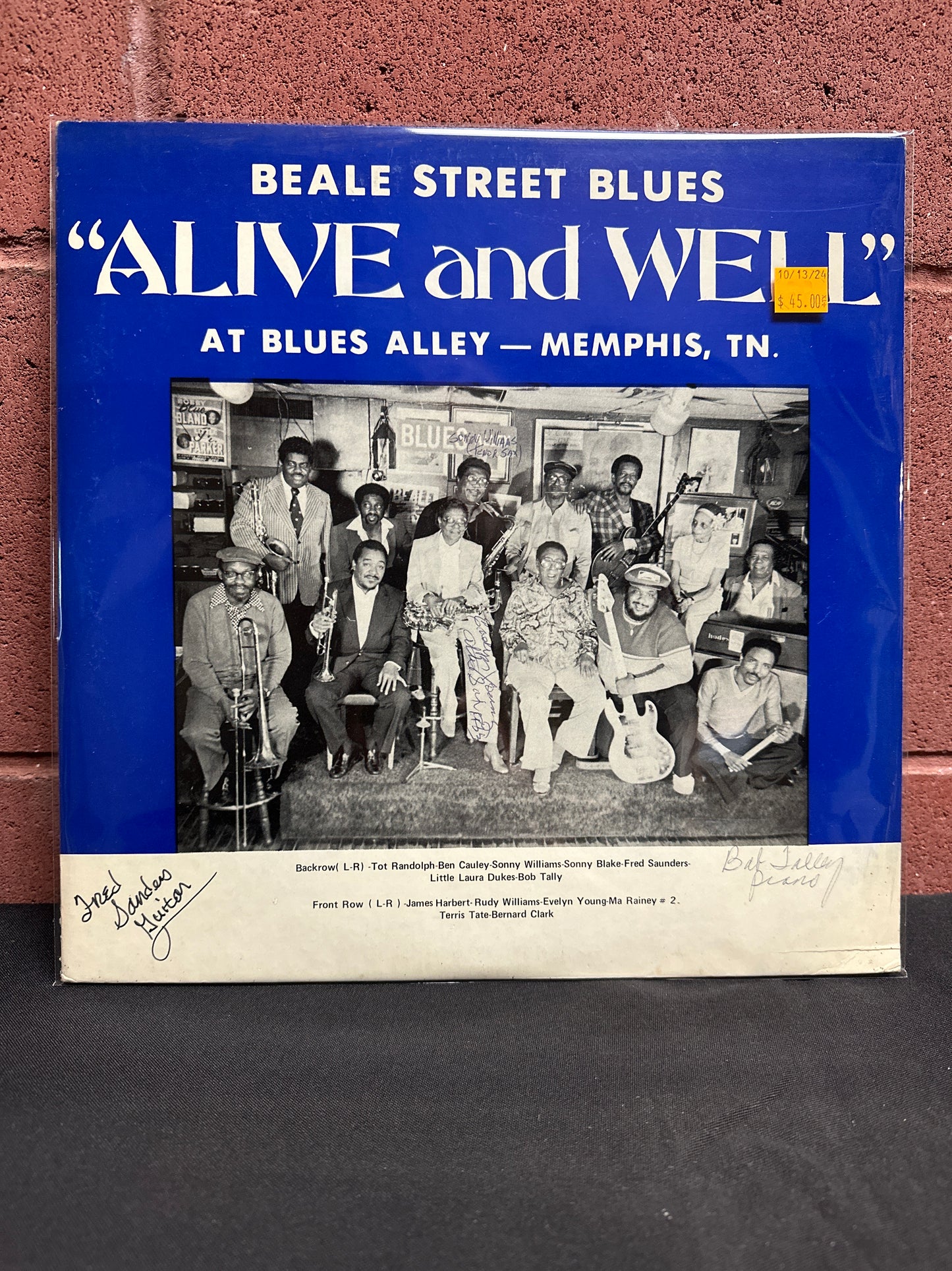 Used Vinyl: VA - "Beale Street Blues "Alive and Well" At Blues Alley - Memphis, TN" LP