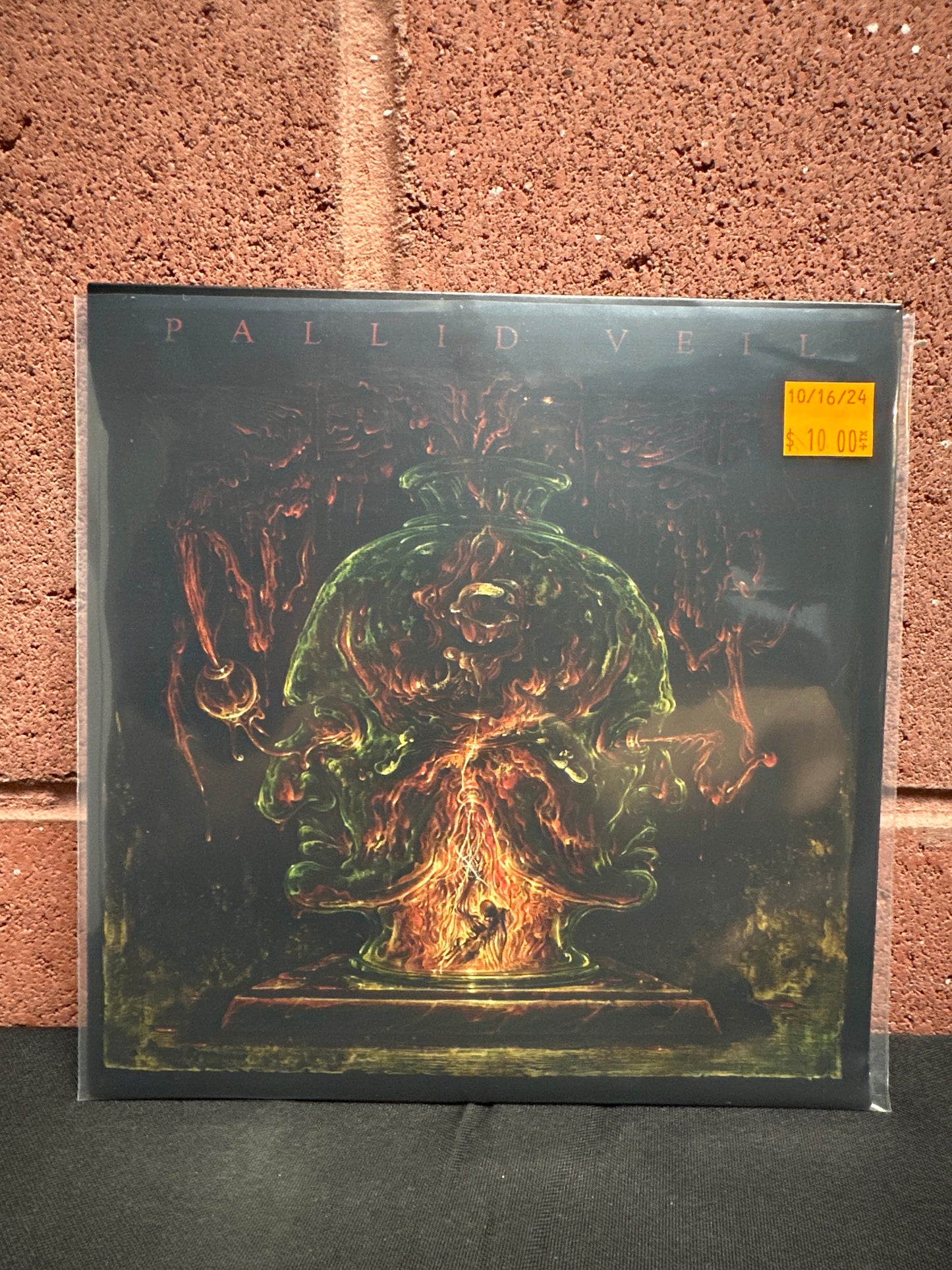 Used Vinyl:  Pallid Veil ”Pallid Veil” 7" (Clear, Black, & Orange Splatter Vinyl)