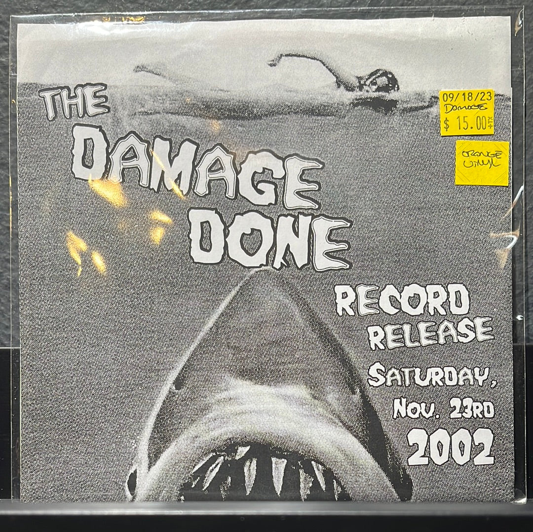 USED VINYL: The Damage Done “Never Wash Away” 7" (Record Release Show Edition / Orange Vinyl)