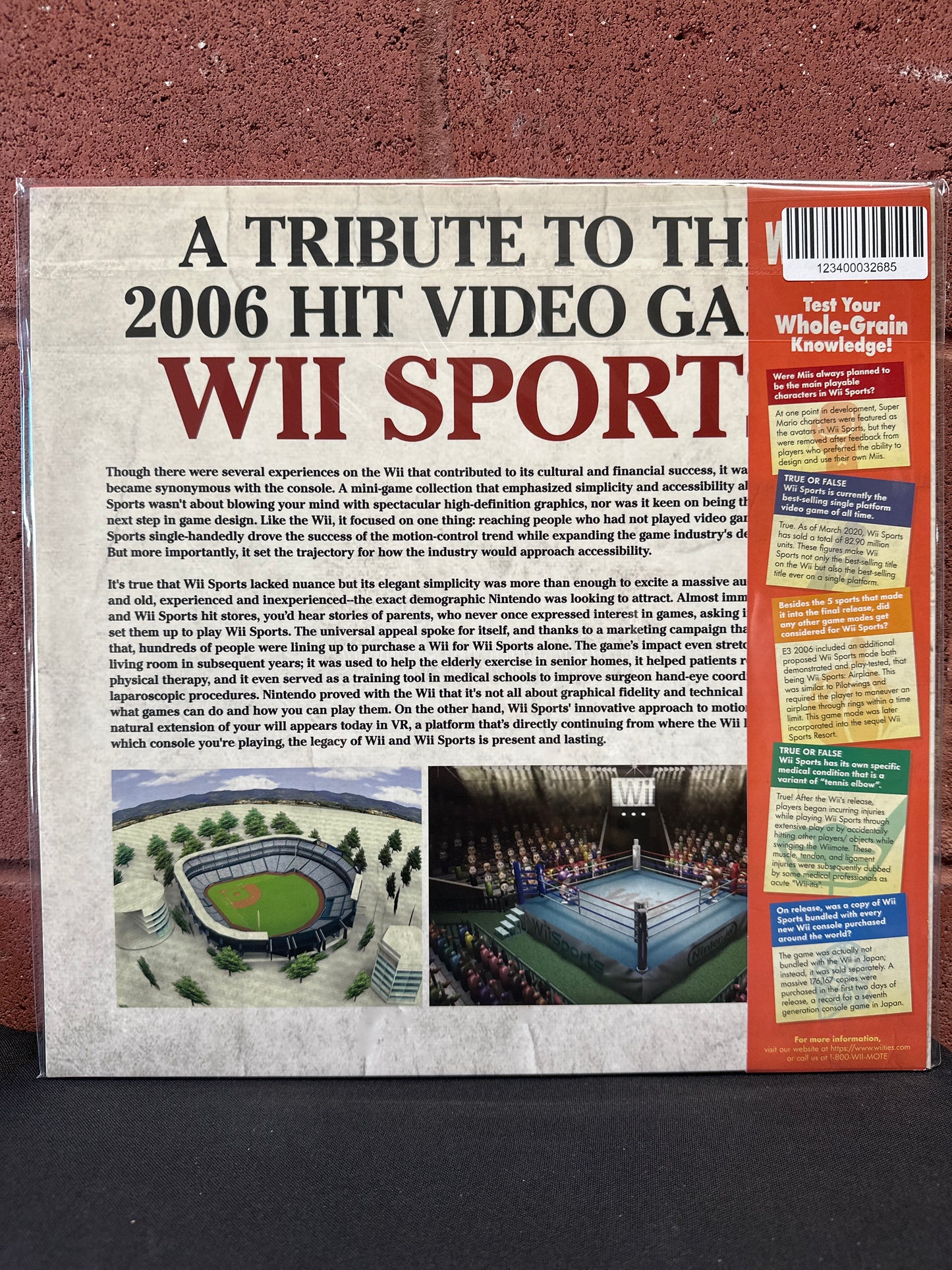 Used Vinyl:  Kazumi Totaka ”Wiities: A Wii Sports Experience ” LP (Blue Vinyl)