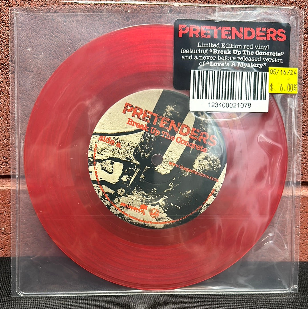 Used Vinyl:  The Pretenders ”Break Up The Concrete” 7" (Red vinyl)