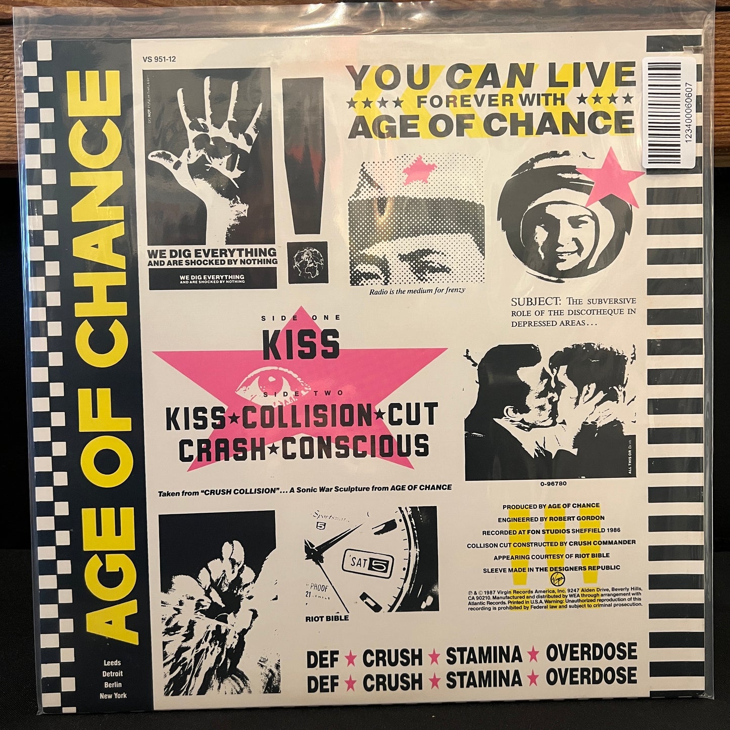 Used Vinyl: Age Of Chance "Kiss" LP (1987 Press)