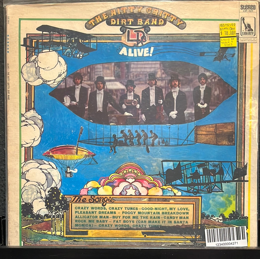 USED VINYL: Nitty Gritty Dirt Band “Alive!” LP