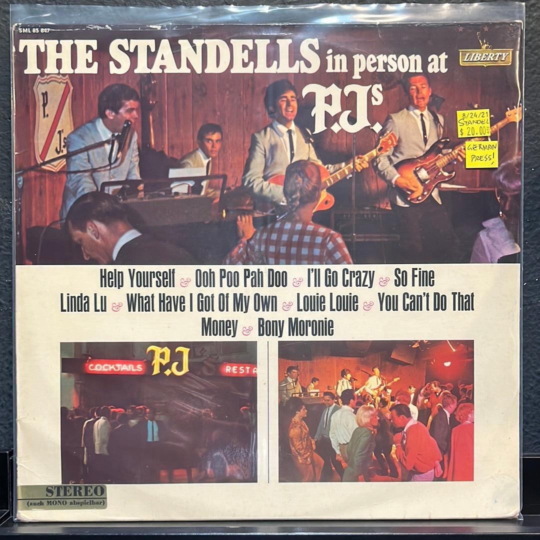 USED VINYL: The Standells “In Person At P.J.s” LP