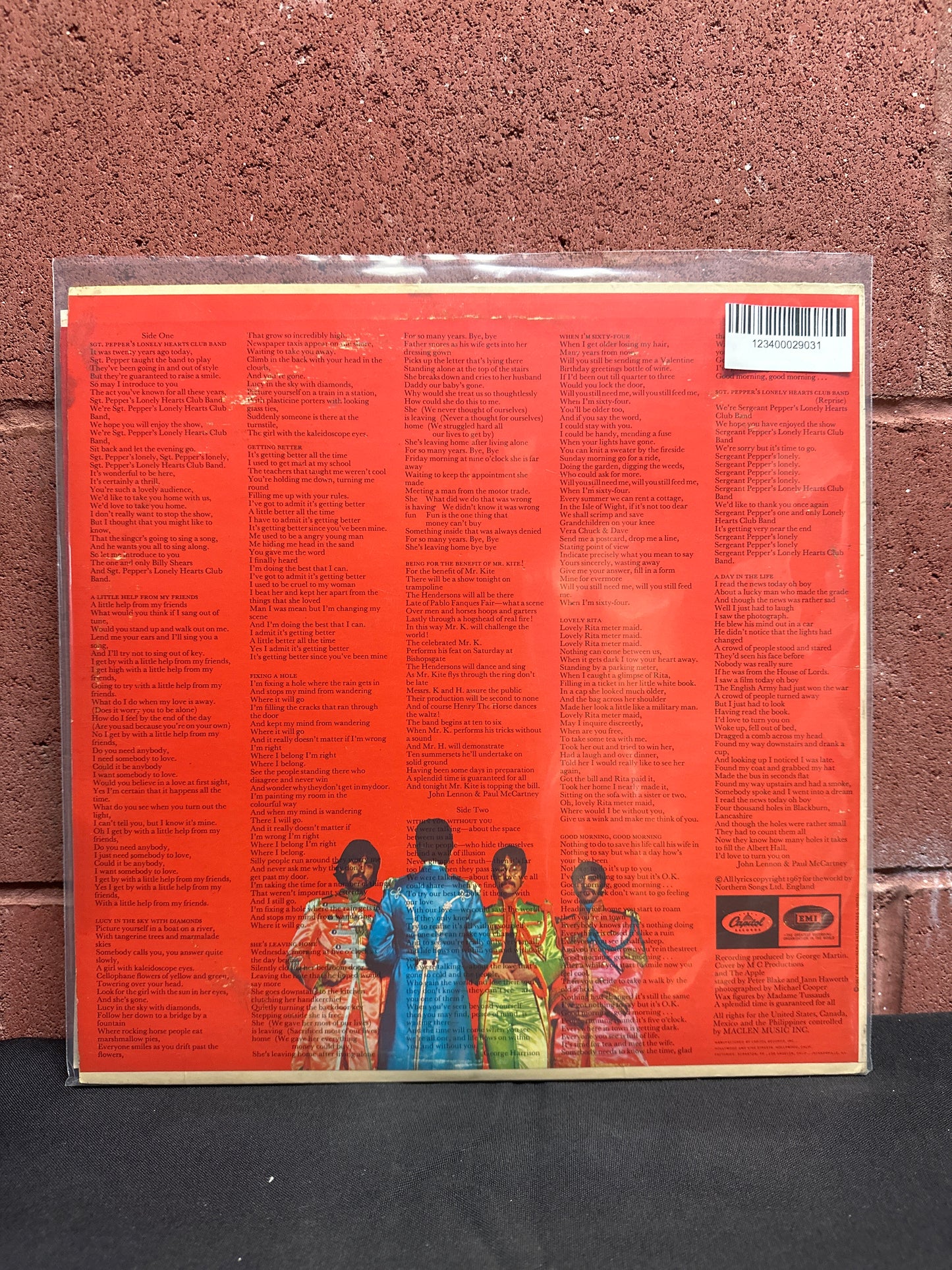 Used Vinyl:  The Beatles ”Sgt. Pepper's Lonely Hearts Club Band” LP