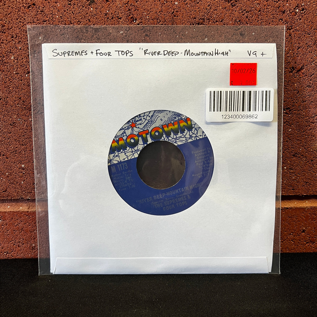 Used Vinyl:  Supremes and Four Tops "River Deep-Mountain High" 7"