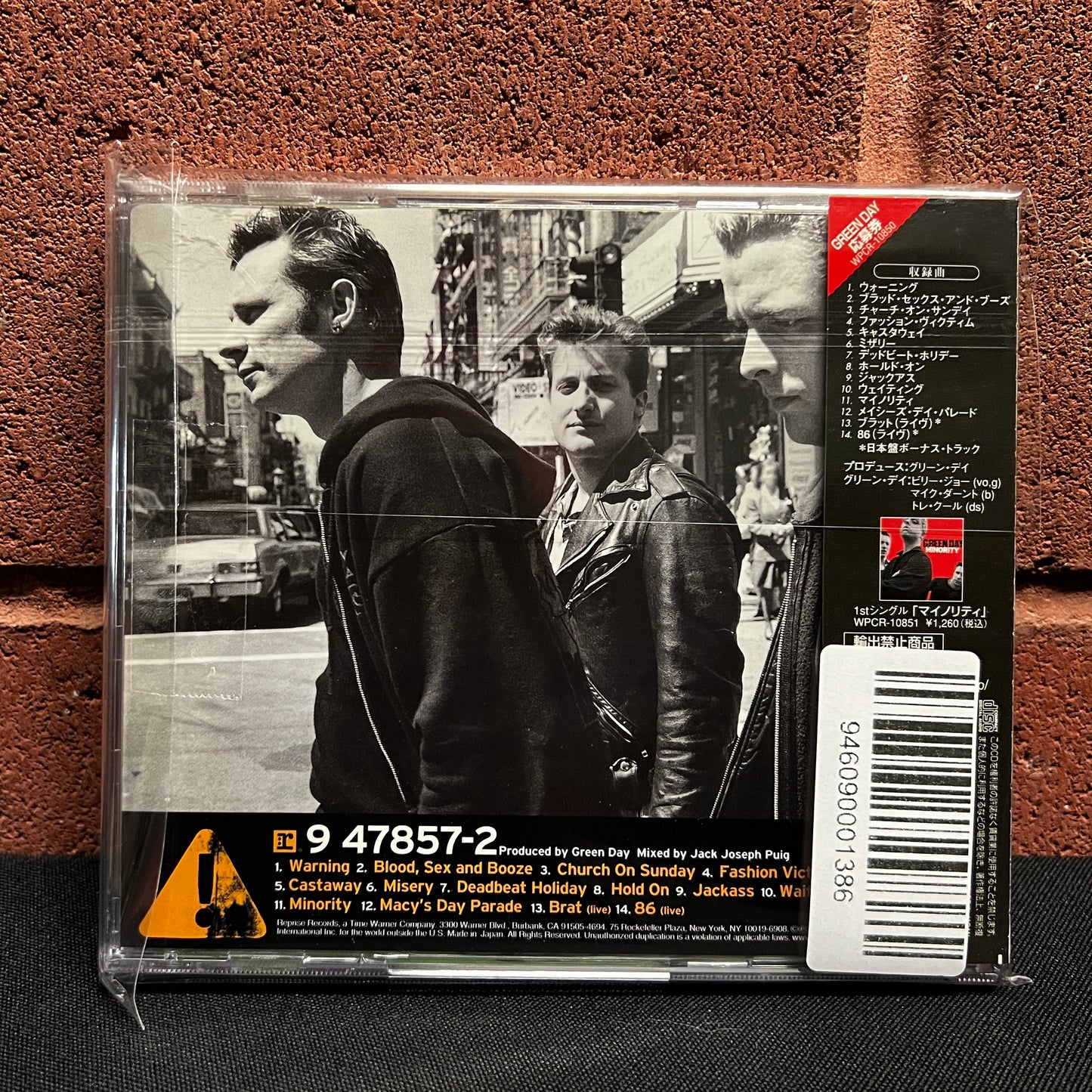 Used CD: Green Day "Warning" CD (2000 Japanese Press w/ Bonus Tracks)