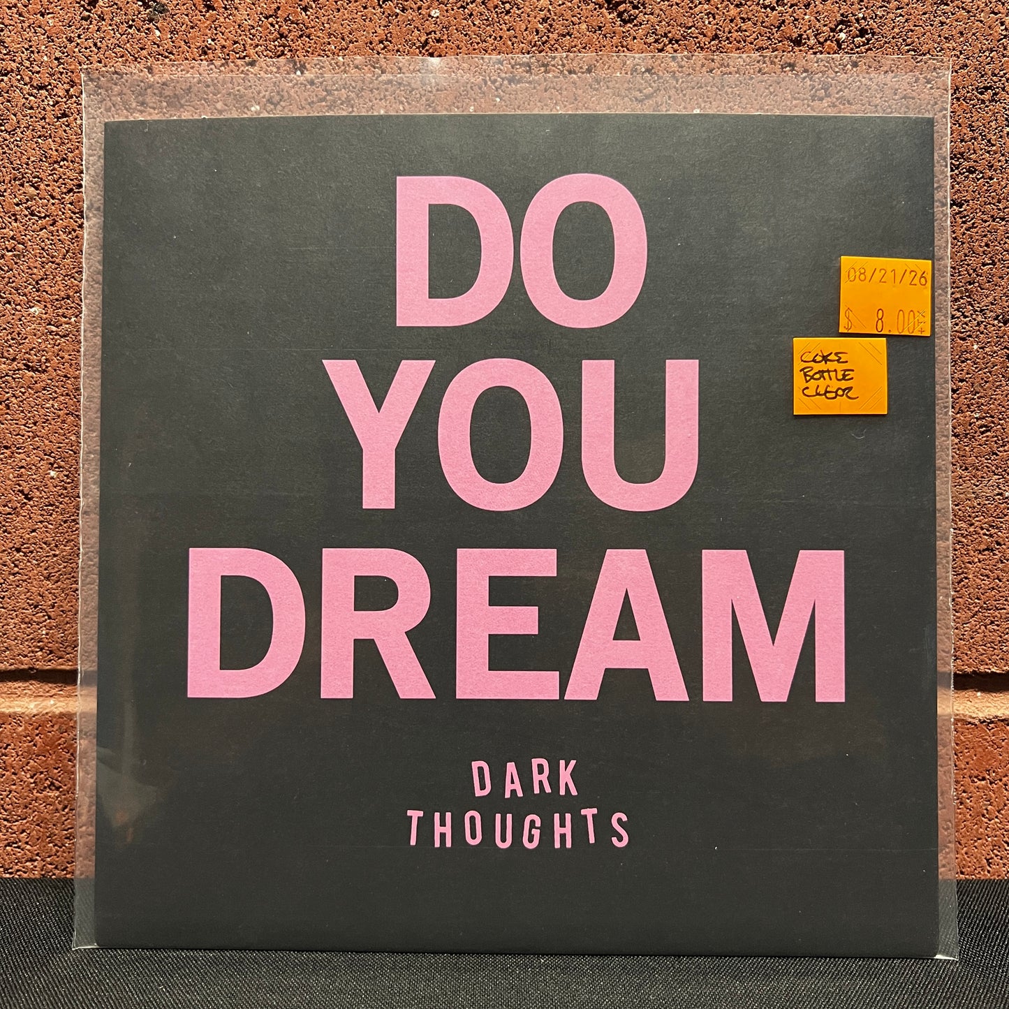 Used Vinyl: Dark Thoughts "Do You Dream" 7" (Coke Bottle Clear)