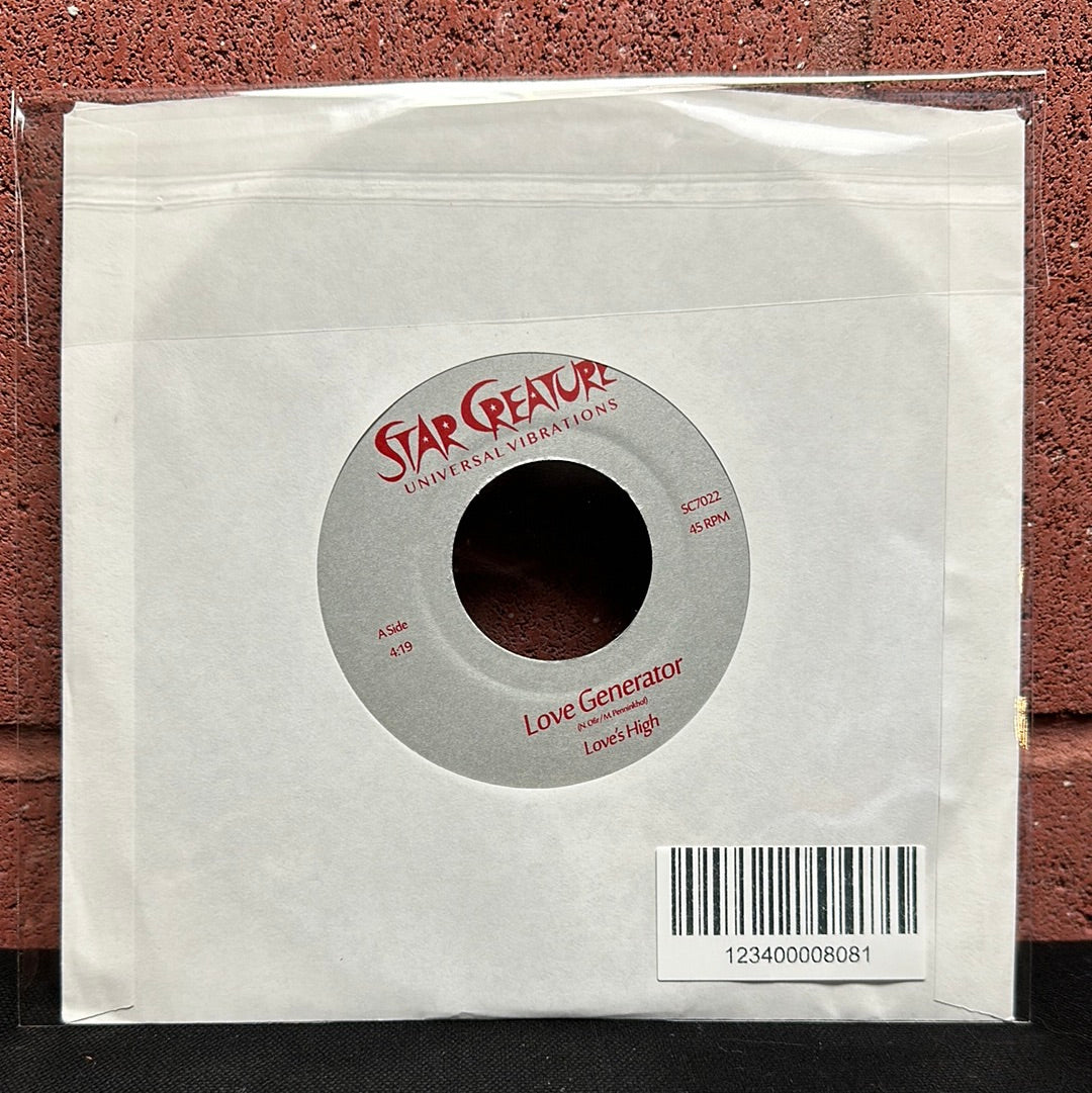 Used Vinyl:  Love's High ”Love Generator / Moon Bounce” 7"