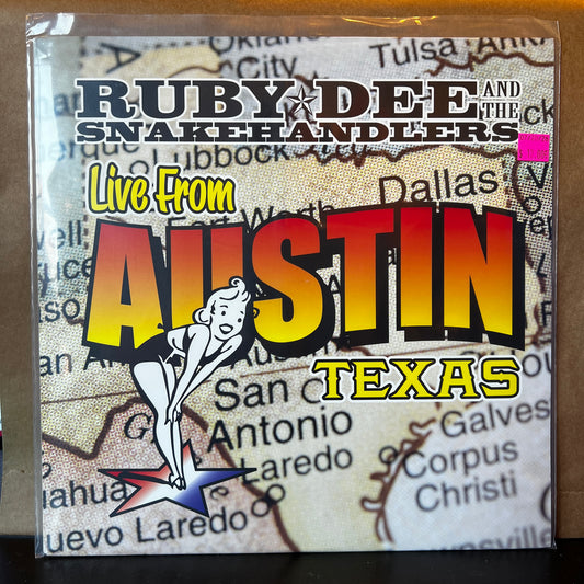 Used Vinyl: Ruby Dee And The Snakehandlers "Live From Austin Texas" LP (2011 Press)