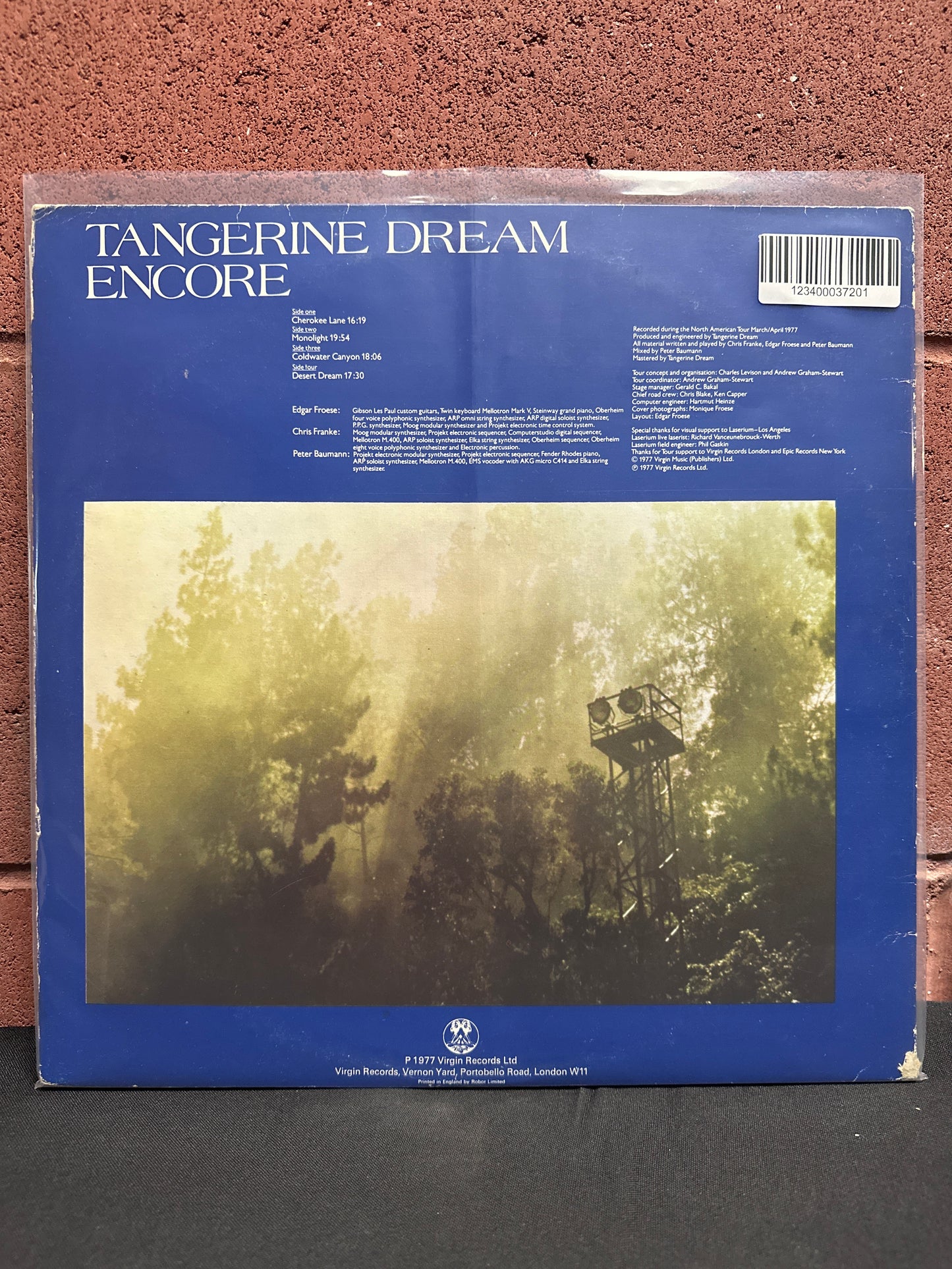 Used Vinyl:  Tangerine Dream ”Encore” 2xLP