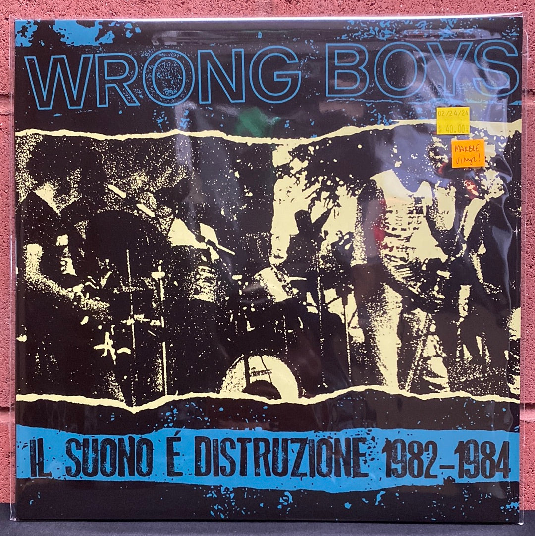 Used Vinyl:  Wrong Boys ”Il Suono É Distruzione 1982-1984” LP (Marbled vinyl)