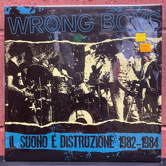 Used Vinyl:  Wrong Boys ”Il Suono É Distruzione 1982-1984” LP (Marbled vinyl)