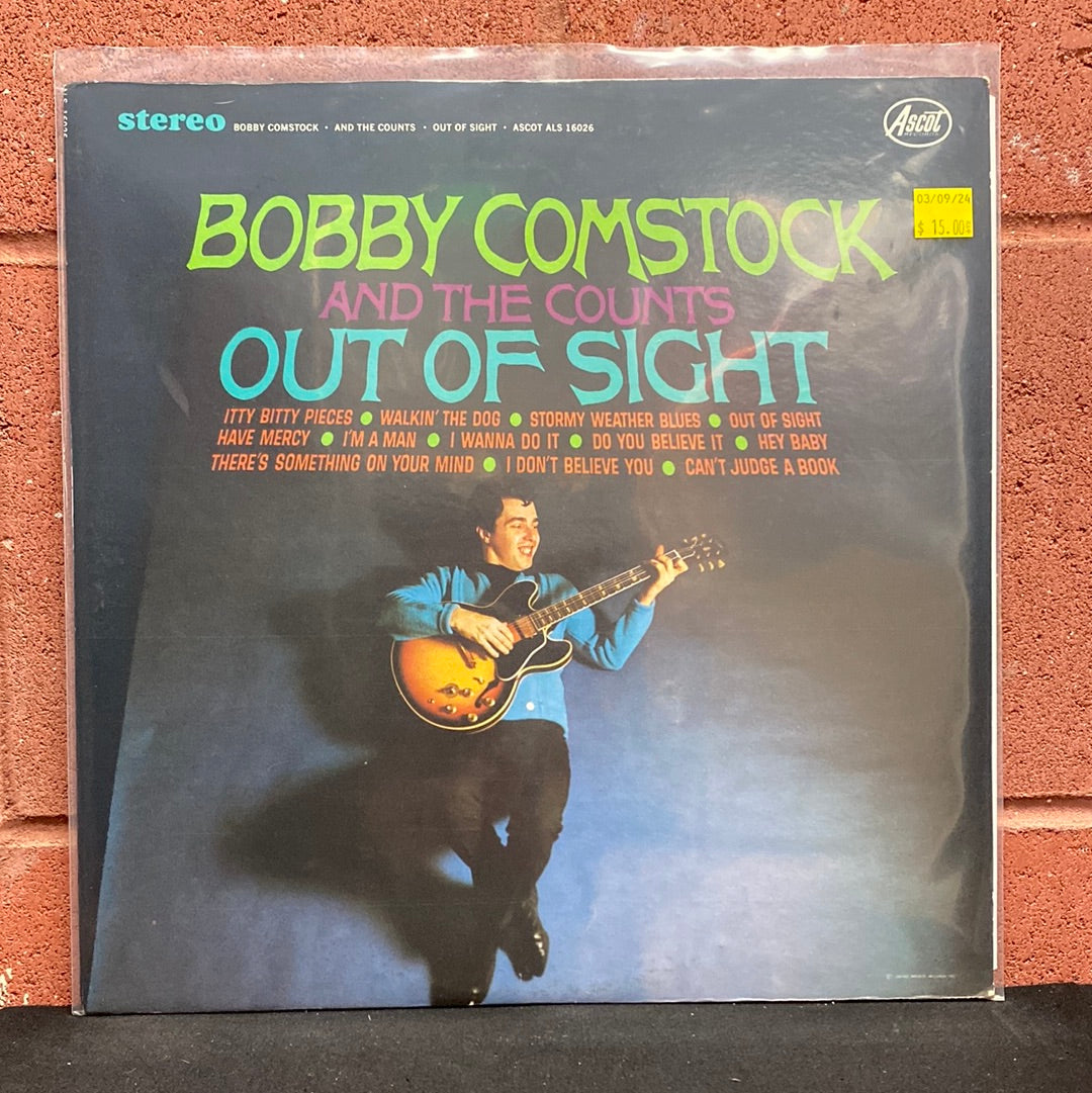 Used Vinyl:  Bobby Comstock & The Counts ”Out Of Sight” LP