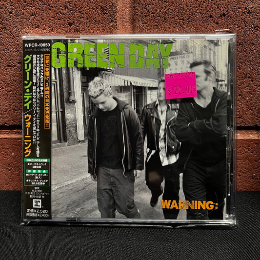 Used CD: Green Day "Warning" CD (2000 Japanese Press w/ Bonus Tracks)