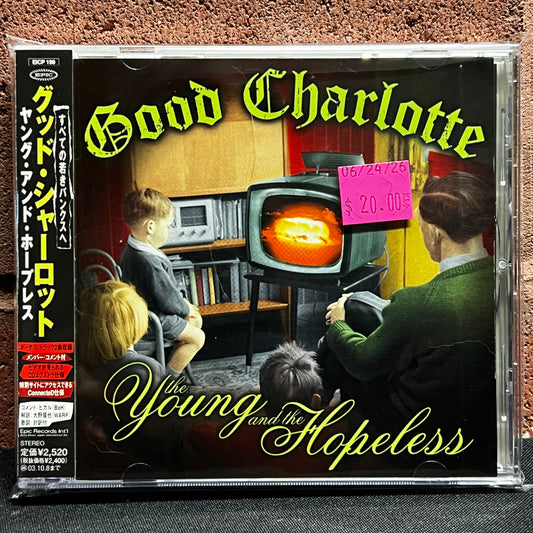 Used CD: Good Charlotte "The Young And The Hopeless" CD (2003 Japanese Press w/ Bonus Tracks)