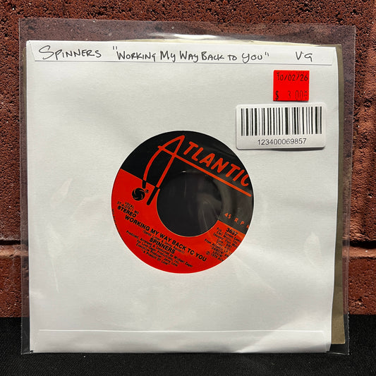 Used Vinyl: Spinners "Working My Way Back To You" 7"