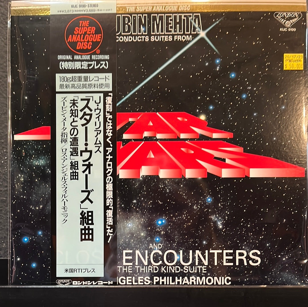 Used Vinyl:  Zubin Mehta Conducts Los Angeles Philharmonic Orchestra ”Suites From Star Wars And Close Encounters Of The Third Kind” LP (180 gram)