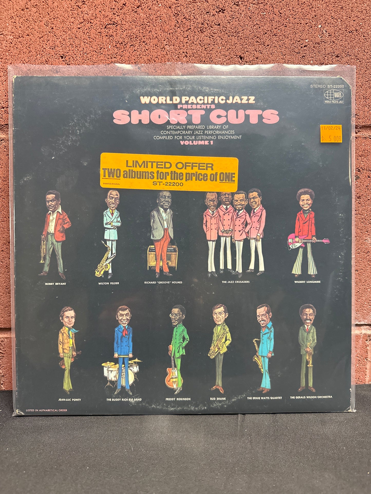 Used Vinyl:  Various ”World Pacific Jazz Presents Short Cuts (Volume 1)” 2xLP