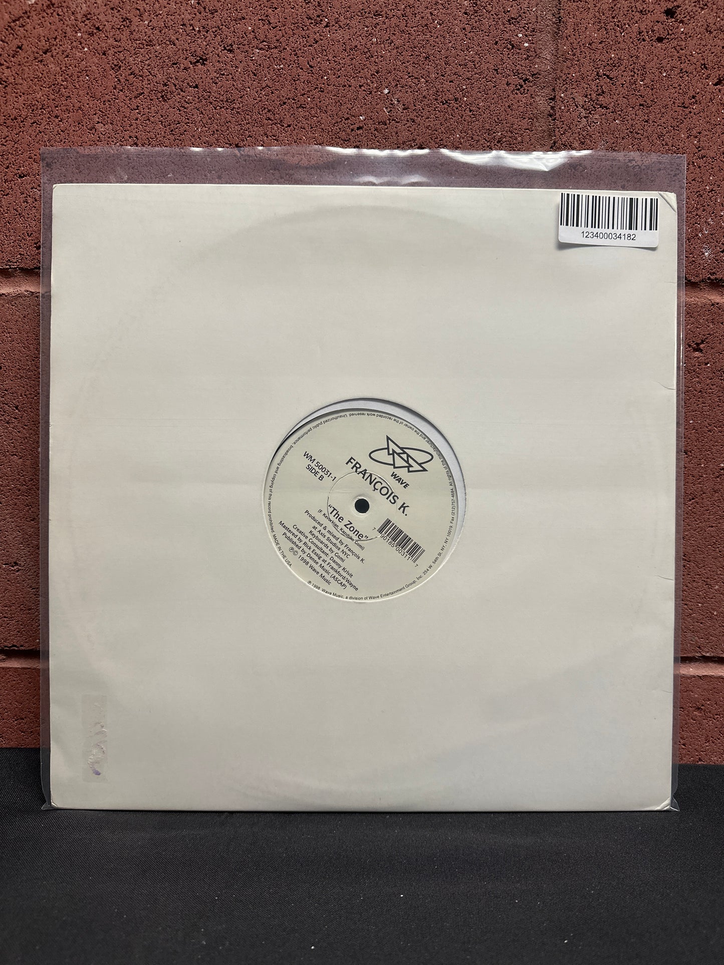 Used Vinyl:  Francois Kevorkian ”Time And Space” 12"