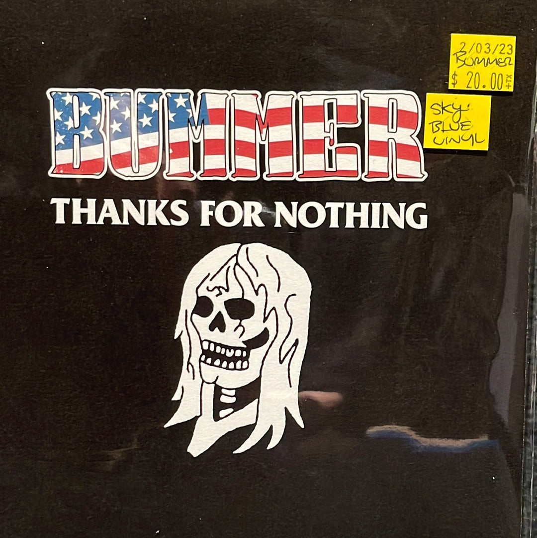 USED VINYL: Bummer “Thanks For Nothing” 7" (Sky Blur Vinyl)