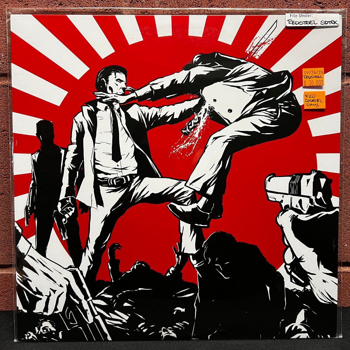 Used Vinyl: Tom Salta "Redsteel Original Video Game Soundtrack" LP (2025 Press - Red Splatter Vinyl)