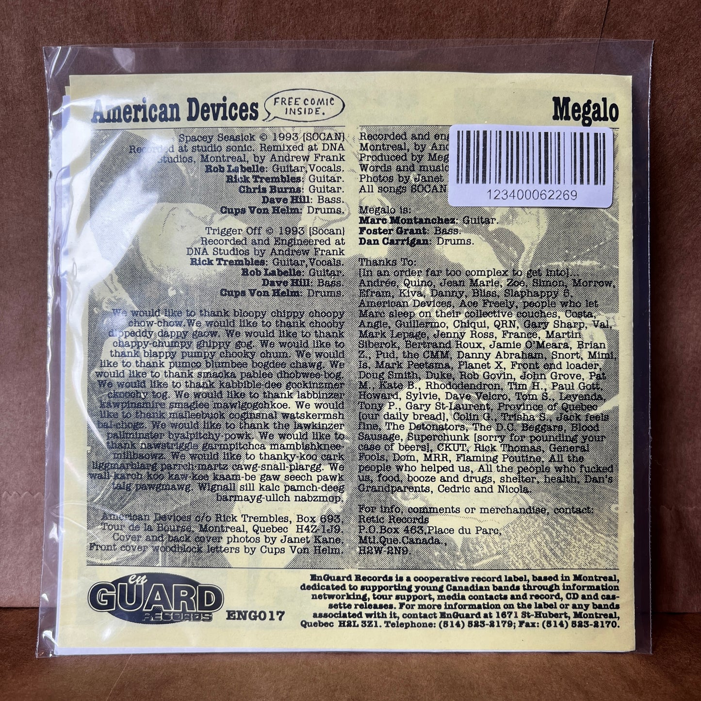 Used Vinyl: Megalo / American Devices "Split Single" 7"