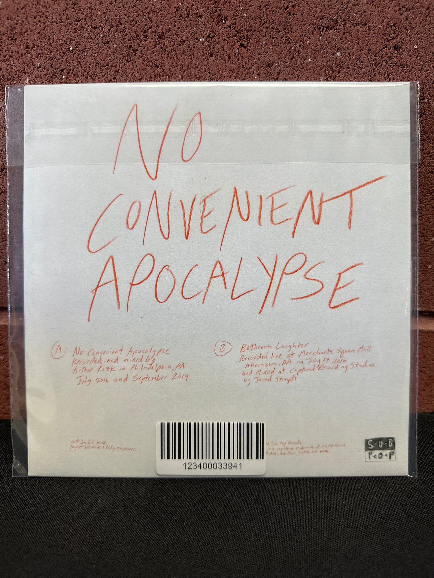 Used Vinyl:  Pissed Jeans ”No Convenient Apocalypse” 7" (Green Vinyl)