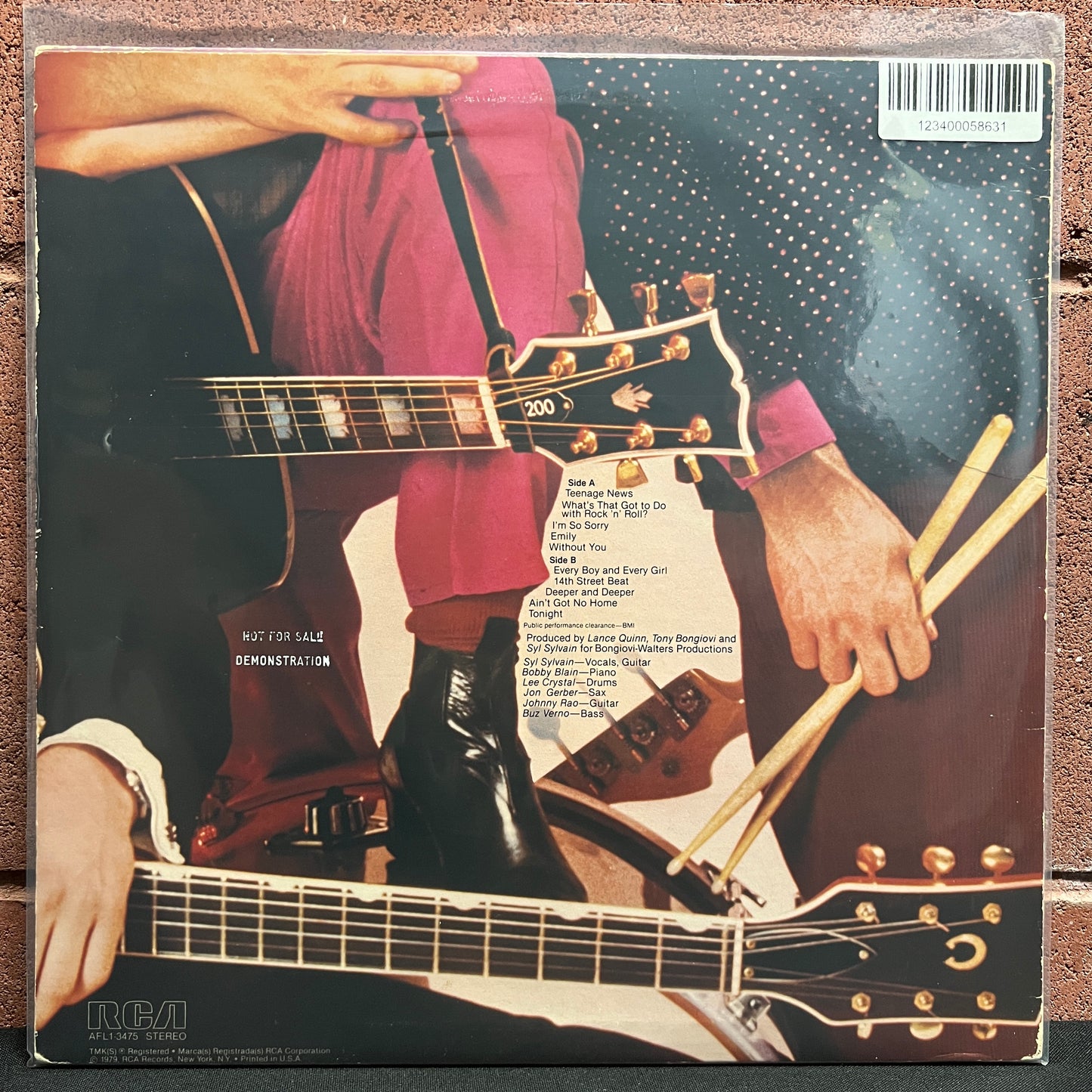 Used Vinyl: Sylvain Sylvain "S/T" LP