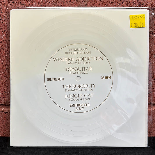 Used Vinyl:  Western Addiction / toyGuitar / The Sorority / Jungle Cat ”Tremulous Record Release” Flexi