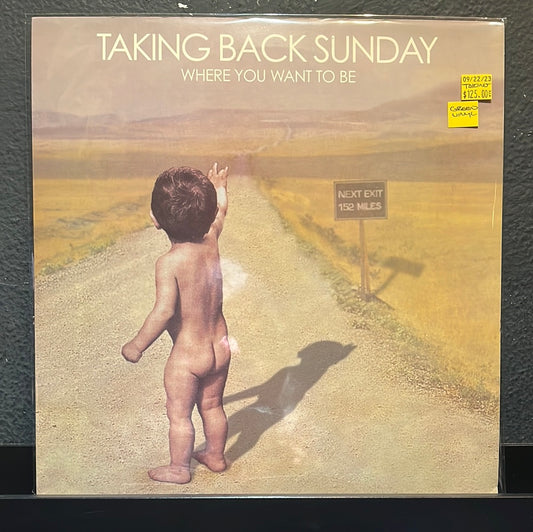 USED VINYL: Taking Back Sunday "Where You Want To Be" LP (Green Vinyl)