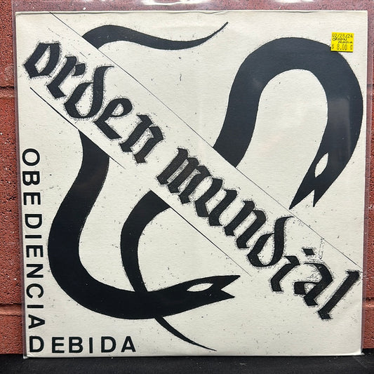 Used Vinyl:  Orden Mundial ”Obediencia Debida” 12"