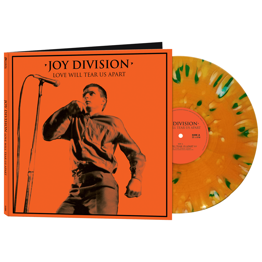 Joy Division "Love Will Tear Us Apart" LP (Orange/Black Splatter Vinyl)