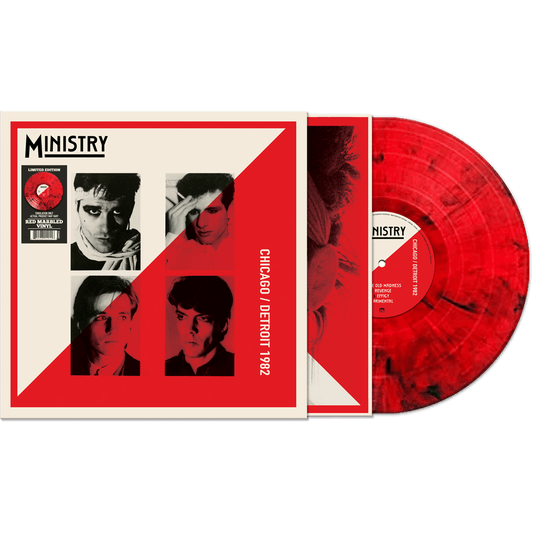 Ministry "Chicago/Detroit 1982" LP (Red Marble Vinyl)