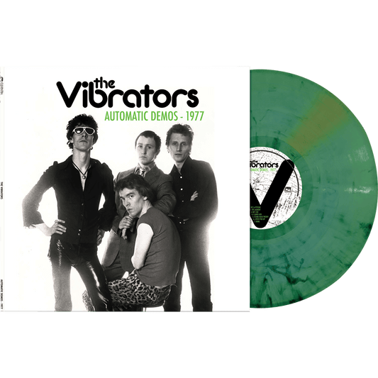 The Vibrators "Automatic Demos 1977" LP (Green Marble Vinyl)