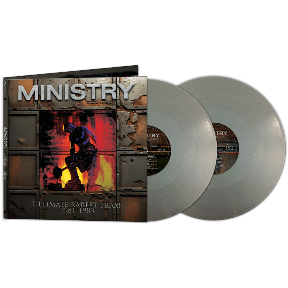 Ministry "Ultimate Rarest Trax! 1981-1983" 2xLP (Silver)