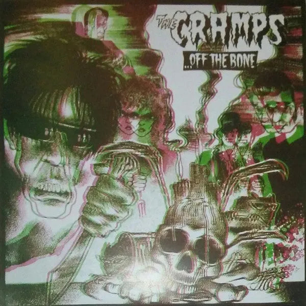 Used Vinyl: The Cramps "Off The Bone" LP (2025 Press Green Vinyl)