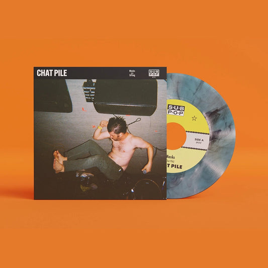 PRE-ORDER: Chat Pile "Masks" 7" (Sea-Glass w/ Black Swirl Vinyl)
