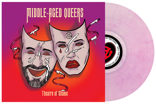 Middle-Aged Queers "Theatre of Shame" LP (Purple Smoke Vinyl)