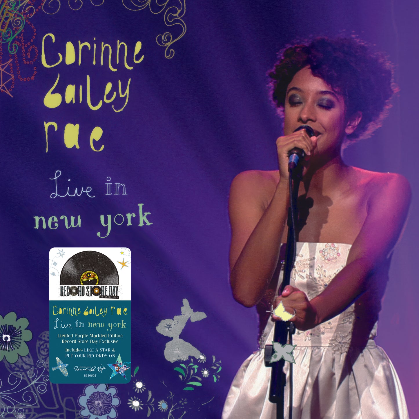 Corinne Bailey Rae "Live In New York" LP (Purple Vinyl) (RSD 2026)