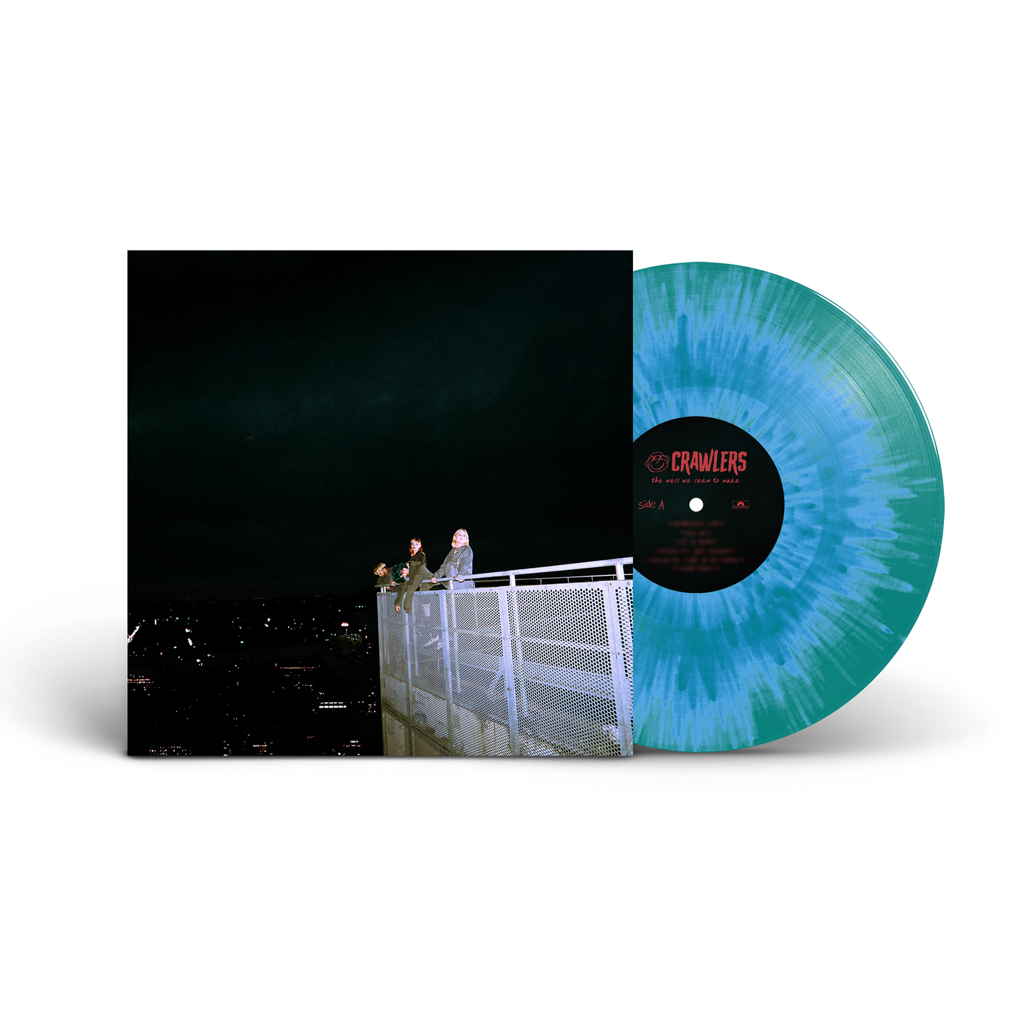 Crawlers "The Mess We Seem To Make" LP (Blue Splatter Vinyl)