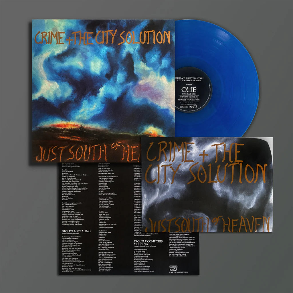 PRE-ORDER: Crime & the City Solution "Just South Of Heaven" LP (Blue Vinyl)