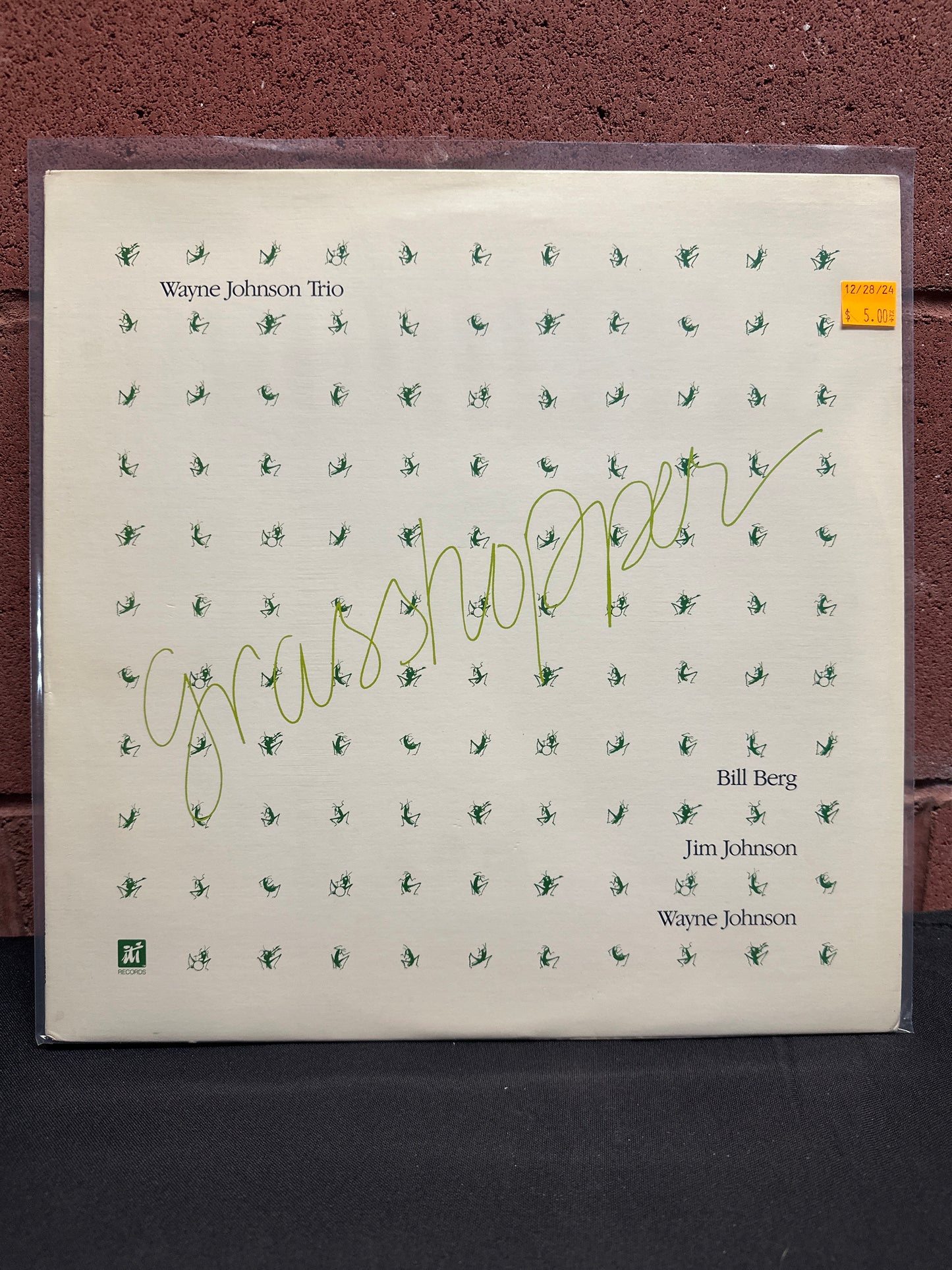 Used Vinyl:  Wayne Johnson Trio ”Grasshopper” LP